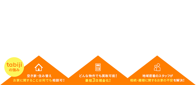 不動産売却・買取のことならtabiji(タビジ)にお任せください！